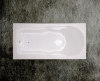 Smooth acrylic simple bathtub