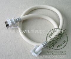 Steel connector pvc washing machine inlet hose,iron connector inlet hose