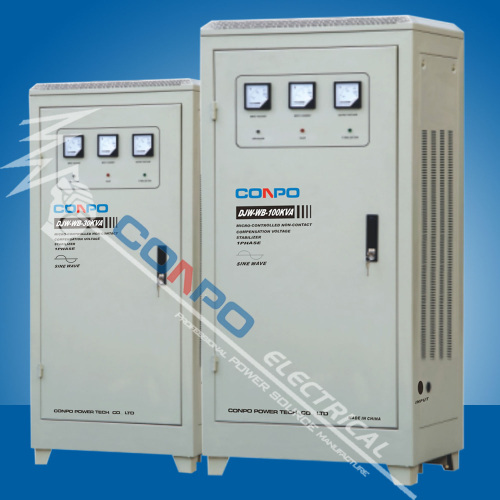 DJW-WB Series Micro-Controlled Non-Contact Compensated Voltage Stabilizer or Regulator