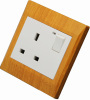 13a wall socket with LED