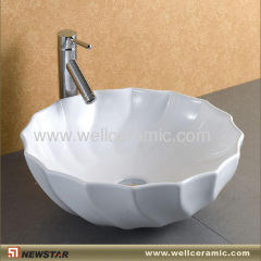 Glazed Ceramic vessel basin