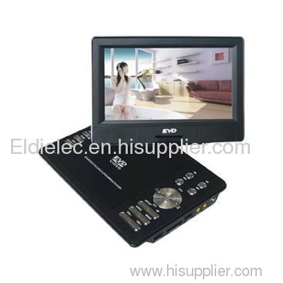 9.5 inch Portable DVD player with TV function Support 180 degree rotatable display