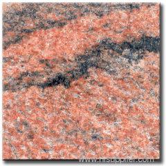 Multicolor red granite from India