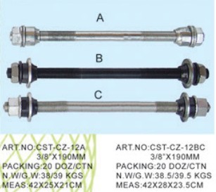 bicycle axle bicycle parts