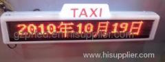 Taxi top LED moving massage signs