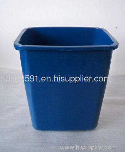 blue trash bins and trash bin moulds provided