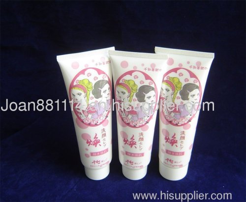 White Flexible Tube For Face care packaging