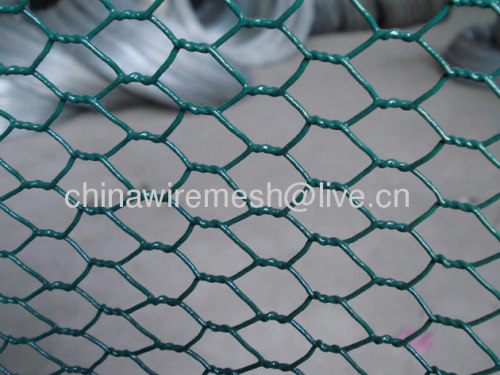 pvc coated hexaongl wire netting