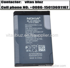 For nokia battery for nokia BL-4C battery 6300 battery mobile battery phone battery