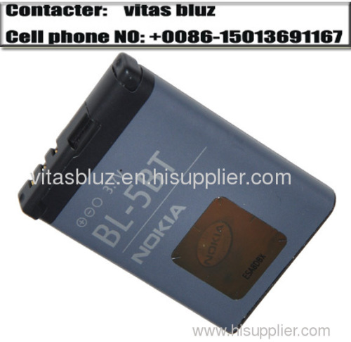 For nokia battery for nokia BL-5BT battery 6111 battery N76 mobile battery phone battery