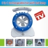 3 in 1 rechargeable fan with light