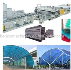 PP hollow sheet extrusion line