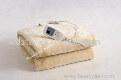 Plush Fleece polyester electric heating blanket
