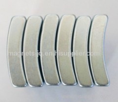 N33-N52/33M-48M/33H-48H/30SH-45SH Arc NdFeB/Neodymium permanent magnet with Zn Coating