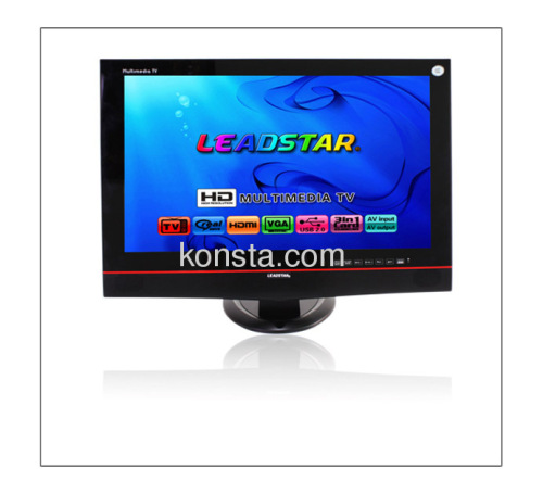 17.3" LCD TV with SD/MS/MMC card reader and USB, support RMVB