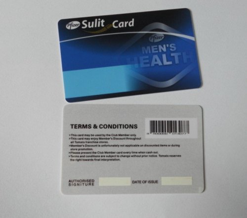 Printing Barcode Card/Super Market Membership Card