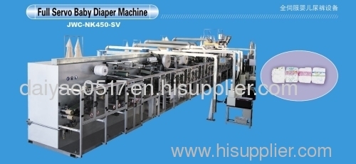 full servo baby diaper machine