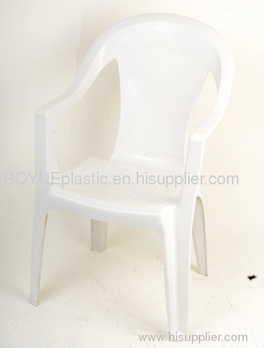 Outdoor Plastic Modern Chair With Arm BY-028D