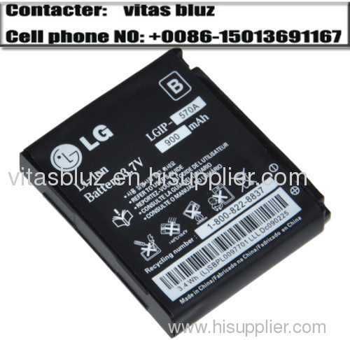 Battery for LG battery LGIP-570A battery KC550/KC560/ KC780/KF690/ KF700/KF701/ KP500/KP800/ KV500/KV510/ KX500