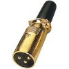 APEXTONE Gold XLR Cable Mount Commectors AP-1128