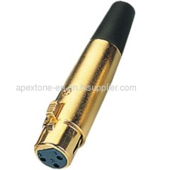 APEXTONE Gold XLR Cable Mount Commectors AP-1129