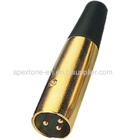 APEXTONE Gold XLR Cable Mount Commectors AP-1130