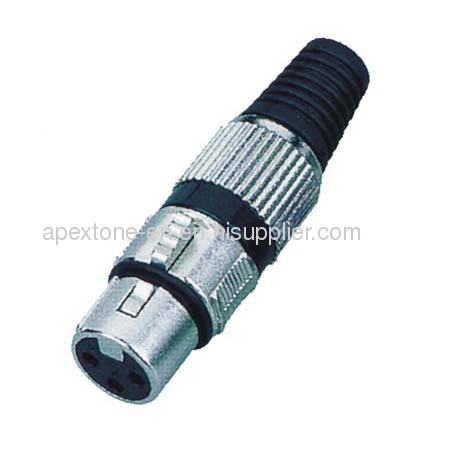APEXTONE XLR cable mount female plug AP-1164