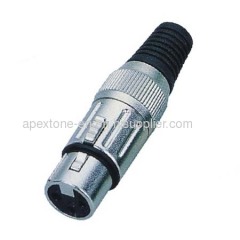 APEXTONE XLR cable mount female plug AP-1169