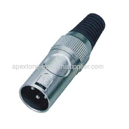 APEXTONE XLR cable mount male plug AP-1184