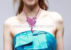 2013 fashion Silicone Hollow necklace