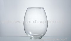 clear round votive candle holder for decor