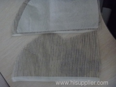 Chest hair interlining,canvas interlining in front part for business suit