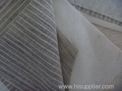 Chest hair interlining,canvas interlining in front part for business suit
