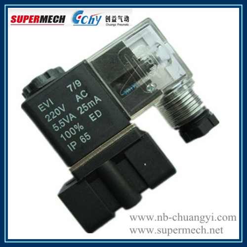 2P Series 2 Way Plastic air Solenoid valve