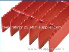 serrated steel grating