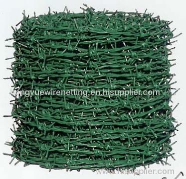 pvc coated barbed wires