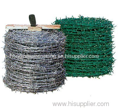 pvc coated barbed iron wire