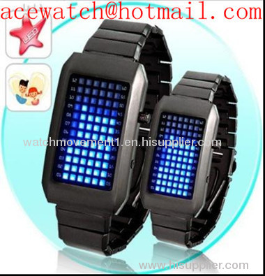 Fashion LED watch men lady wrist watch