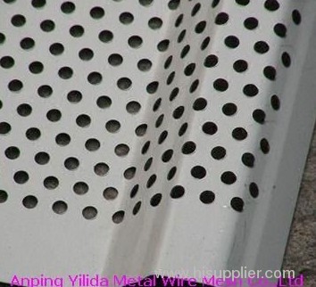 round hole perforated metal panels