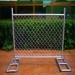 electro-galvanized diamond chain link fences