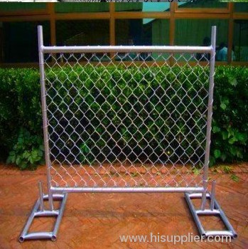 electro-galvanized diamond chain link fences