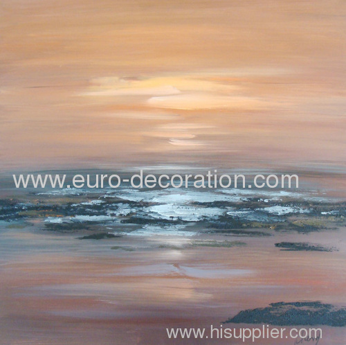 Hand-painted Modern Landscape Oil Painting