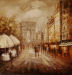 Handmade Street Landscape Paintings