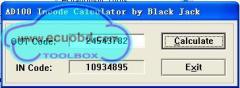 AD100 machine Incode calculator High Quality