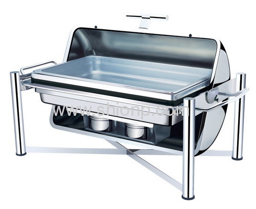 st.st. oblong chafing dish