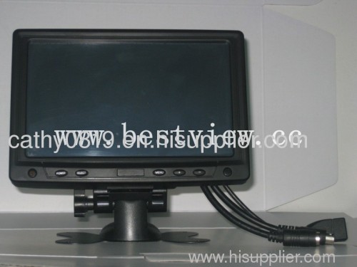 7 inch CCTV monitor ,BNC monitor