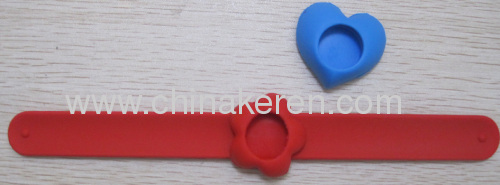 Newest Silicone red slap watch