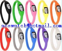 silicone watch (Ion watch) silica gel wristwatches slap band watch M