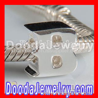 sterling silver european letter beads wholesale