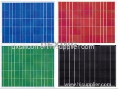 china Color Crystalline Silicon solar Panels manufactory